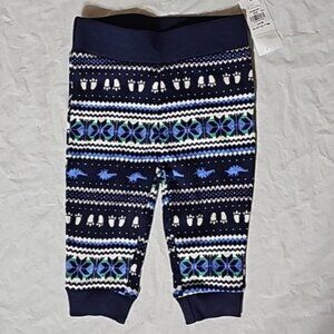 Old Navy Baby 3-6 Months Fair Isle Print Leggings New
